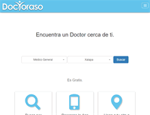 Tablet Screenshot of doctoraso.com